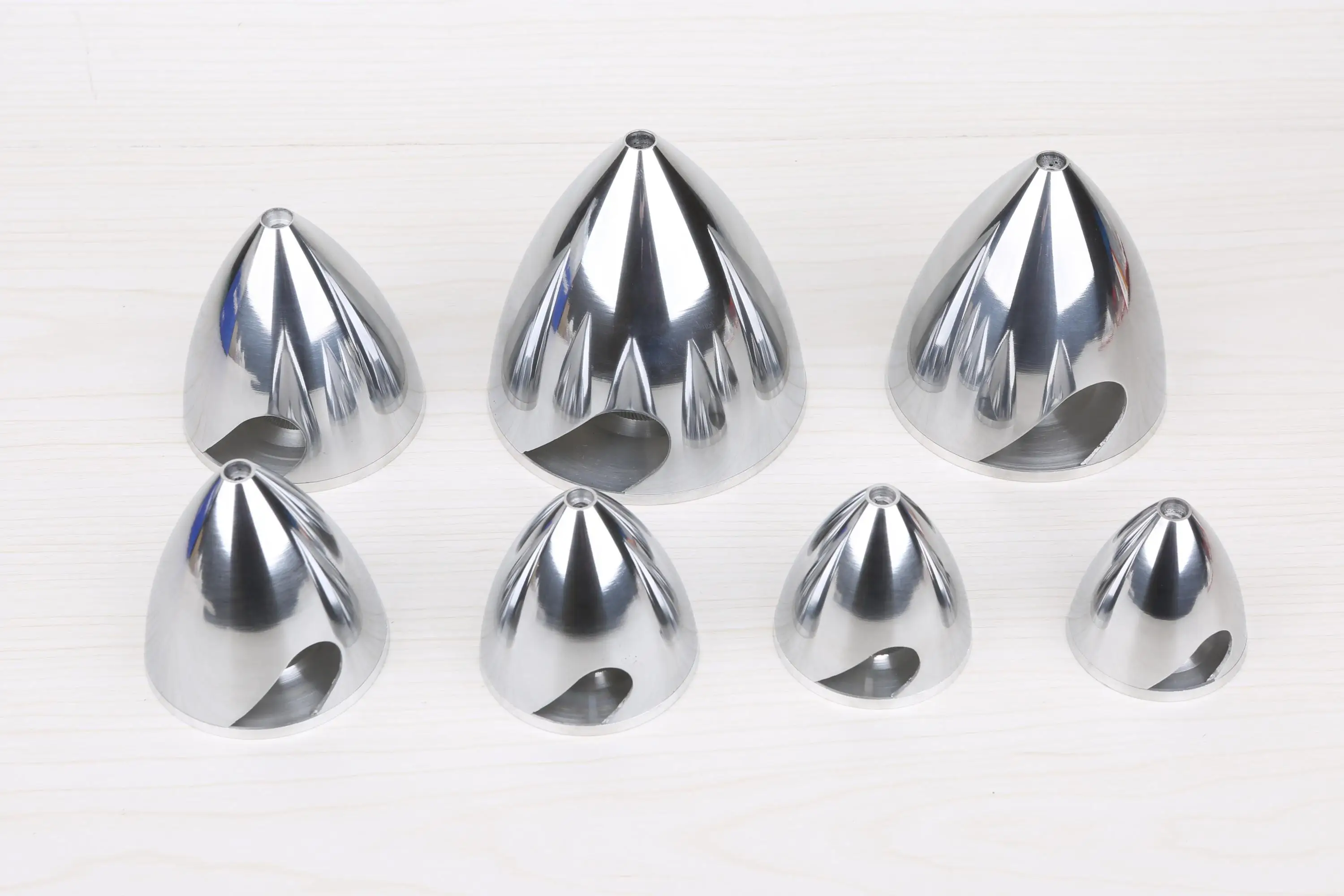 金属プロペラスピナー/アルミ合金 2 ブレードプロペラカバー - Brushless Motor Thrust Test Stand のレビューと価格